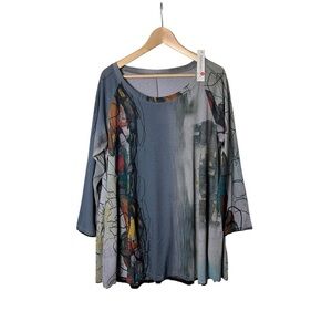 NWT 3 Potato Tunic Art to Wear Artsy Lagenlook XS 3640